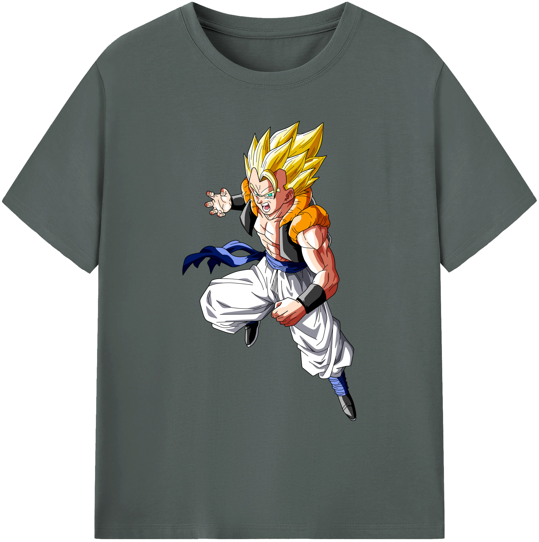 （画像用） ドラゴンボール ベジータ四世（Bejīta Yonsei）DRAGON BALL Vegeta IV 綿100％ メンズ半袖Tシャツ｜肌触りやわらか＆通気性